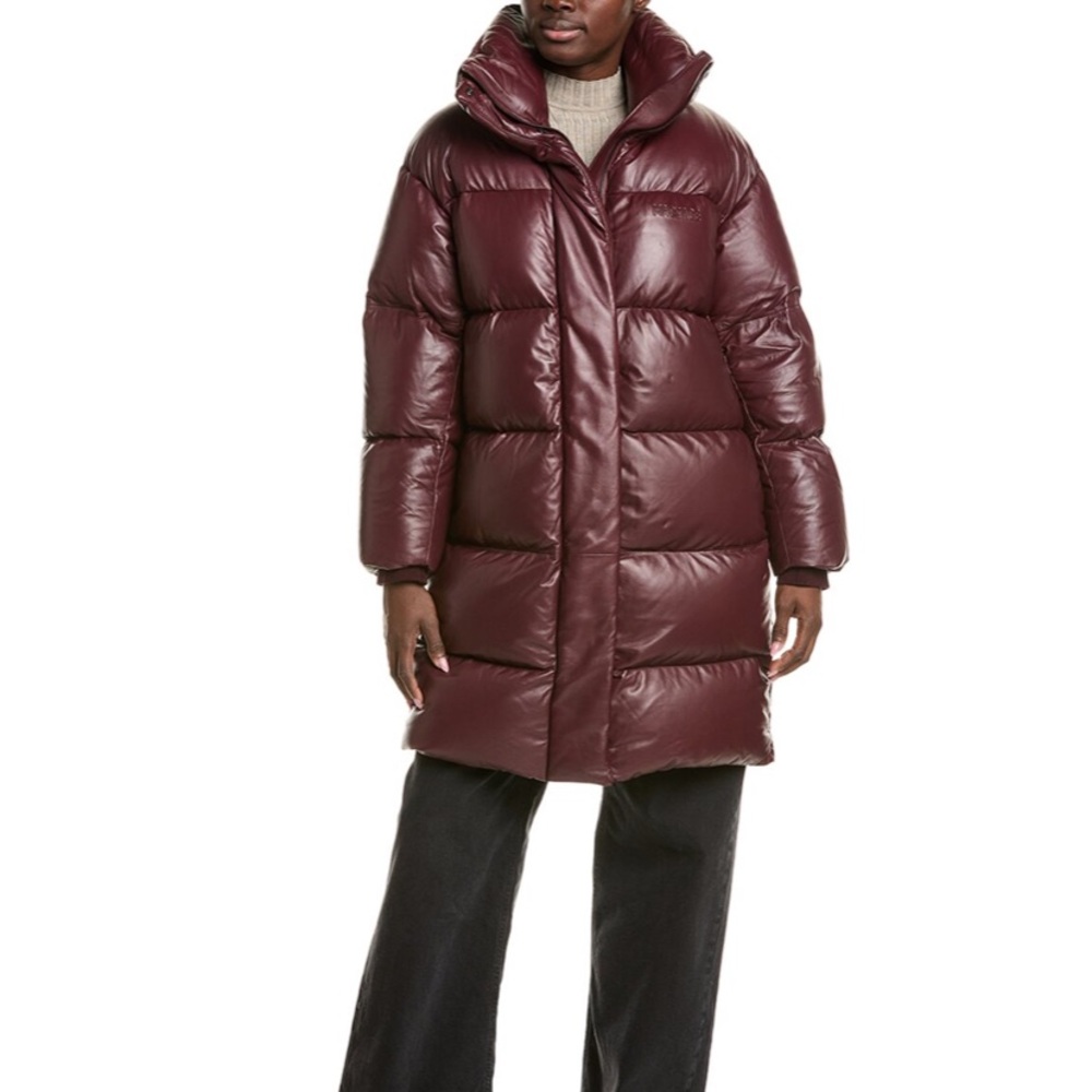 🔥🔥🔥 MACKAGE Quilted Leather coat 'Saya' burgundy - Picture 9 of 14